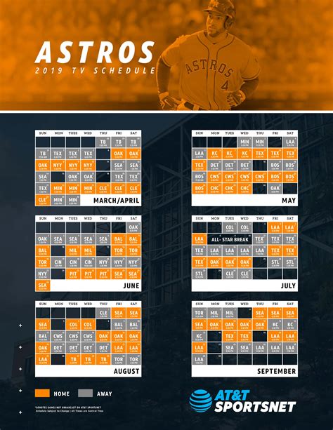 houston astros baseball schedule